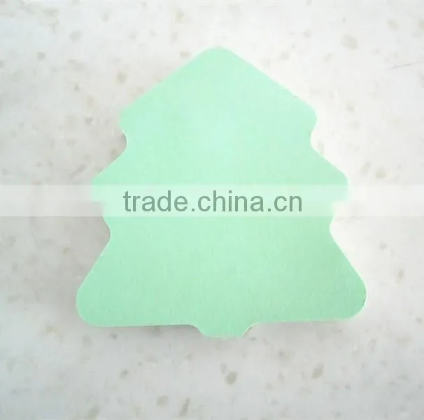 tree shape stick note , Self adhesive stick note 3*3inch fridge magnet