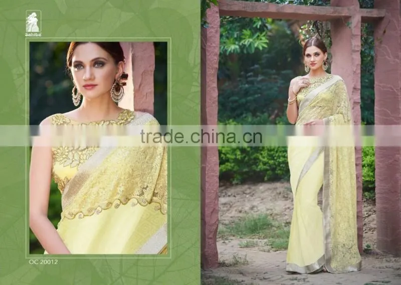 Back drop designer sarees