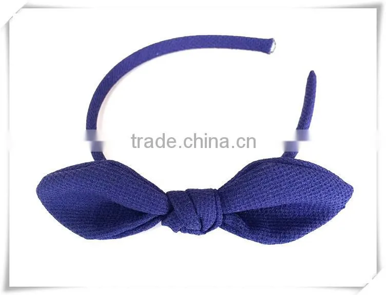 Fancy headbands for girls bow tie hairband and ribbon bow hair band
