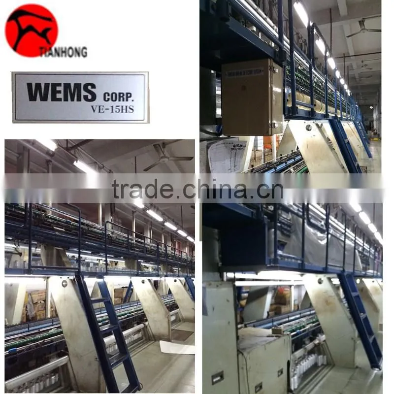 cheap Used standard schiffli embroidery machine Wems VE-15 HS with paillette