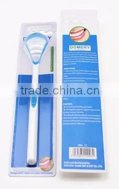 New design oral care adult toothbrush with a tongue cleaner wholesale