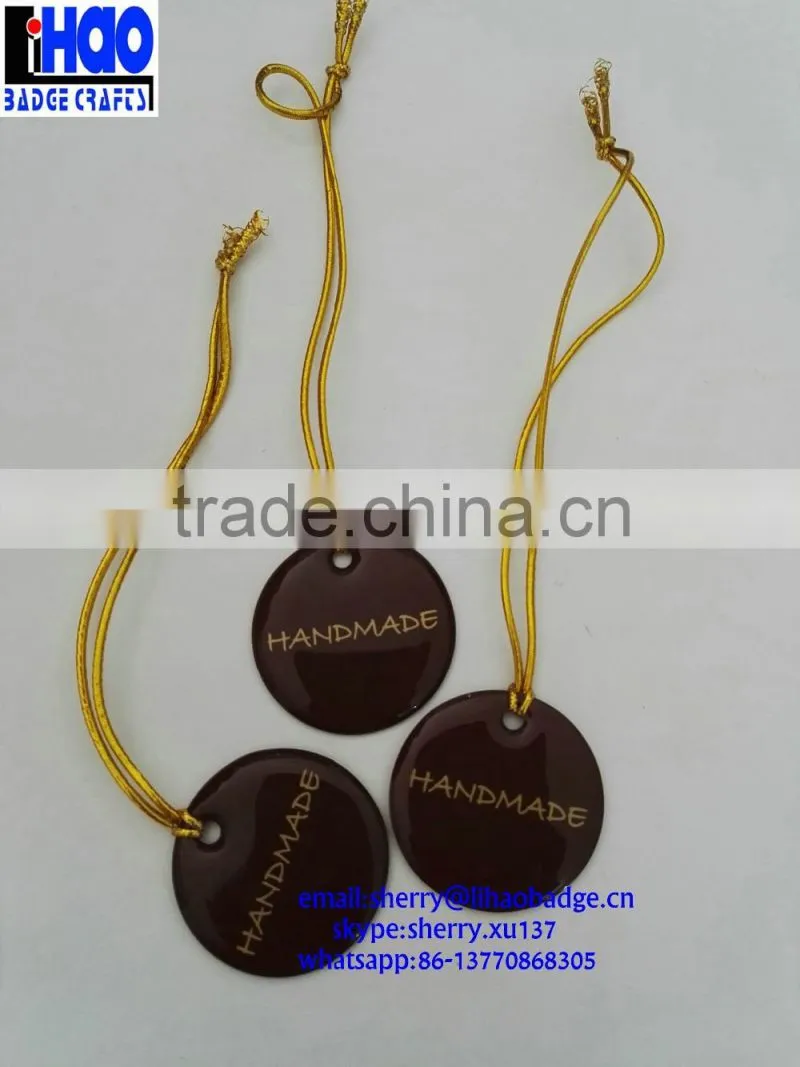 Customized Design Epoxy Hang Tag for Garment