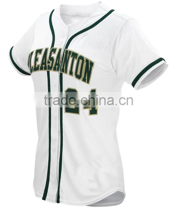 no MOQ team logo customized usa softball jerseys