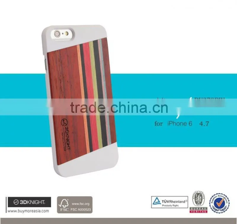 3D Knight Natural Wood cell phone mobile case blank wood case for iphone