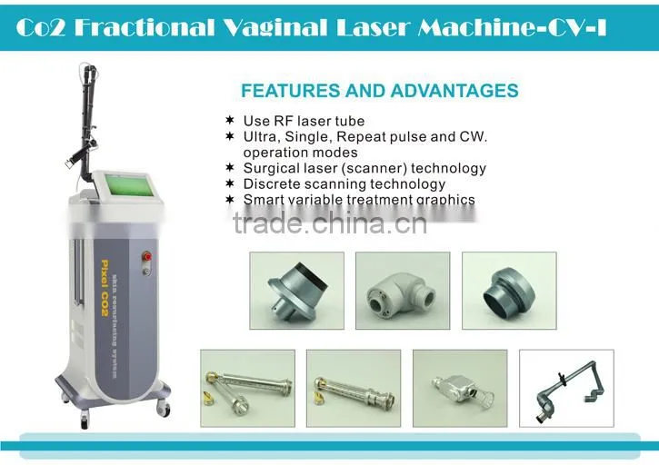 Portable CO2 Laser Fractional Pixel Vaginal Laser Tightening