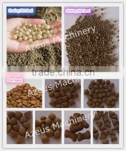 Multi-function Fish food making extruder/pet fish food machinery