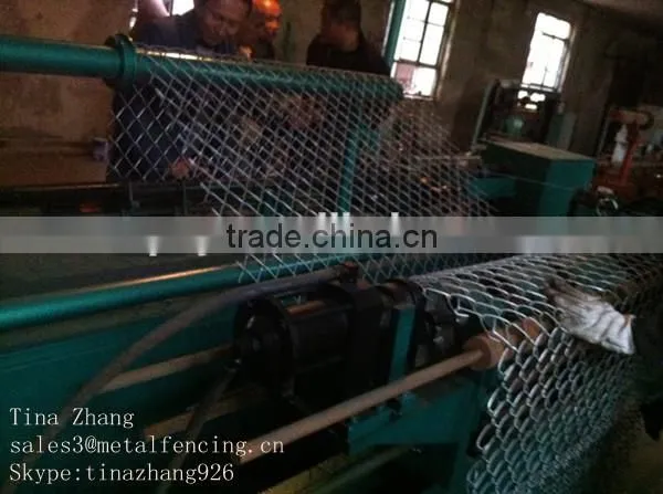 Fully Automatic Chain Link Fence Mesh Machine/chain link fence for sale/ Factory