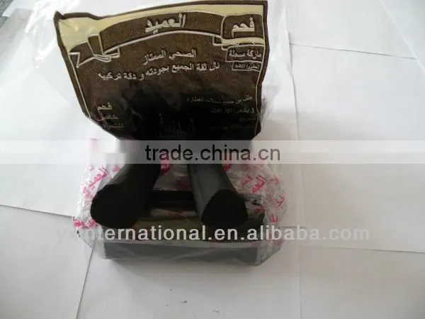 2hours burning time triangle charcoal electrical hookah charcoal