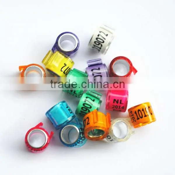 2015 electronic pigeon rings Colorful Rings For sale For Pigeon Legs ,Pigeon Bands