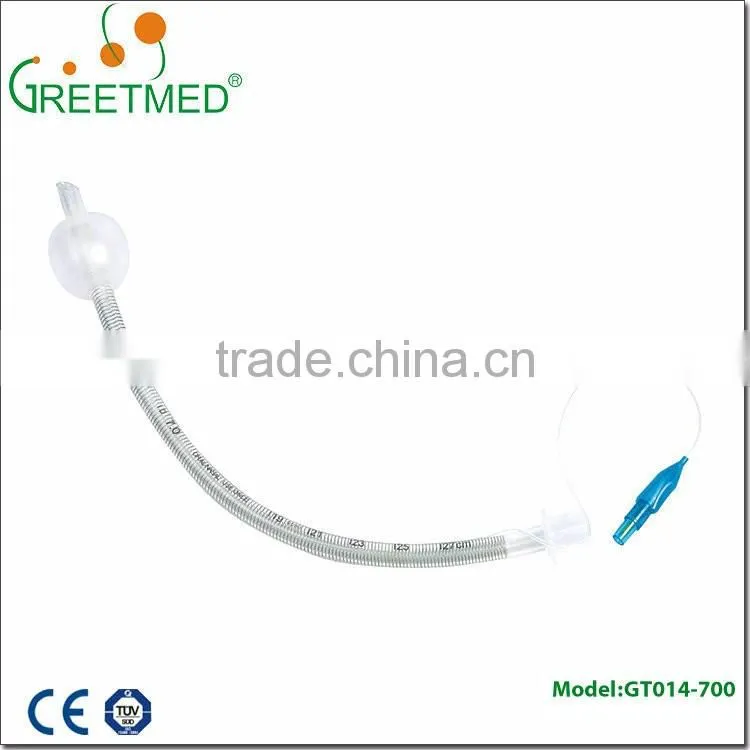 Latex free reinforced endotracheal tube with / without cuff