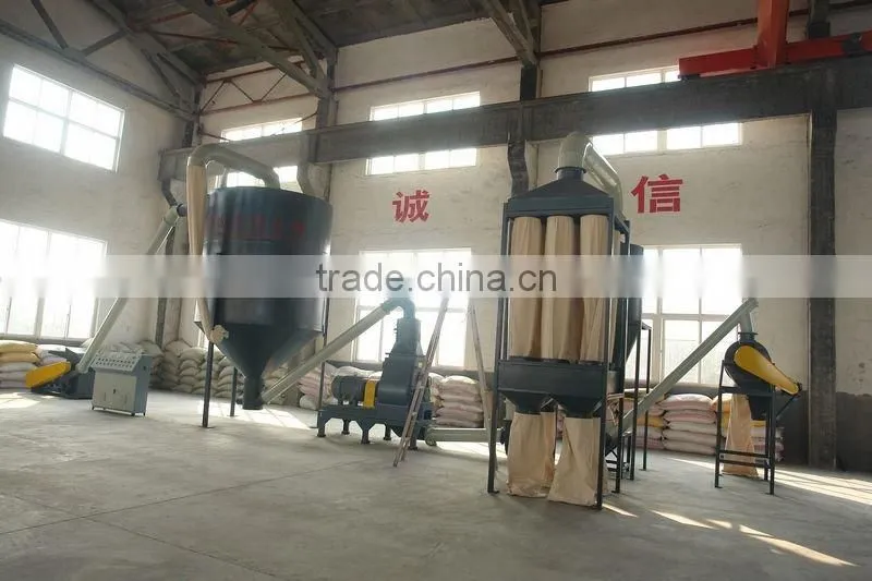 wood waste made wpc machine