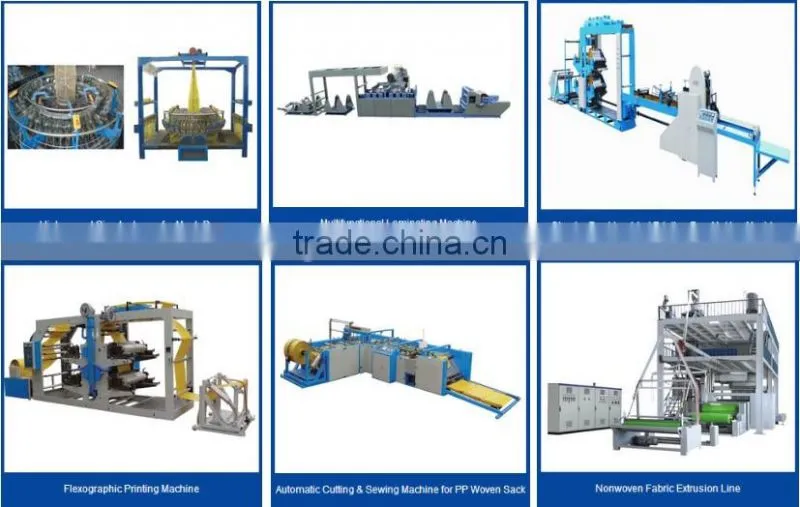 pvc single wall corrugated pipe making machine flat yarn making machine for woven bag production line