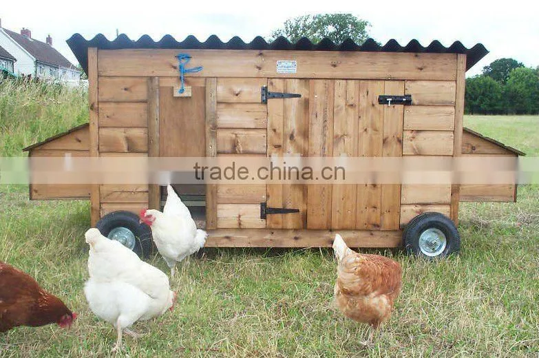 Wooden Chicken Coop Trailer
