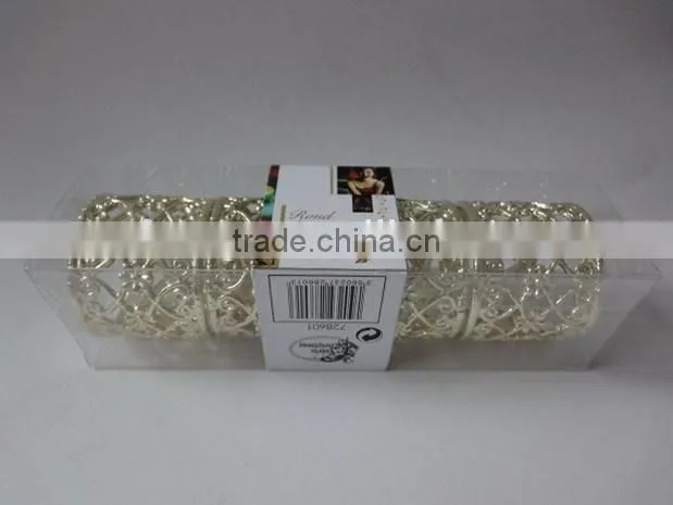 silver plated monogrammed napkin ring