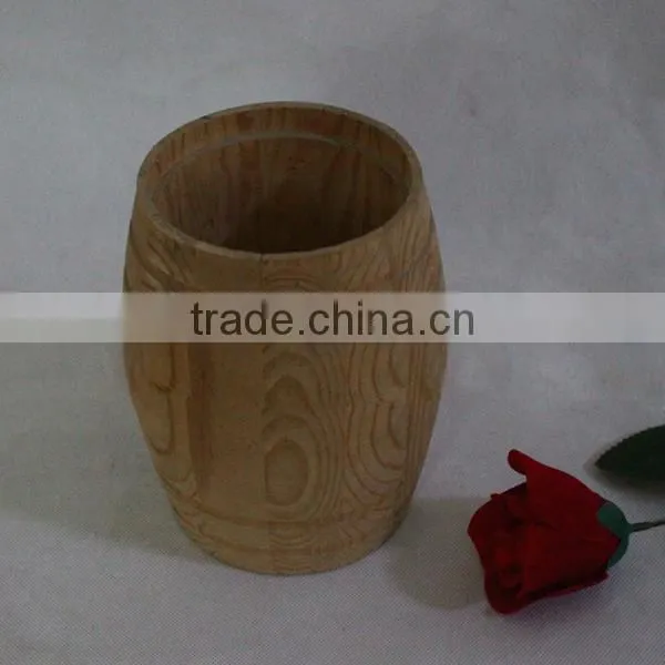 Round mouth wooden tea packing cans,coffee beans storage box