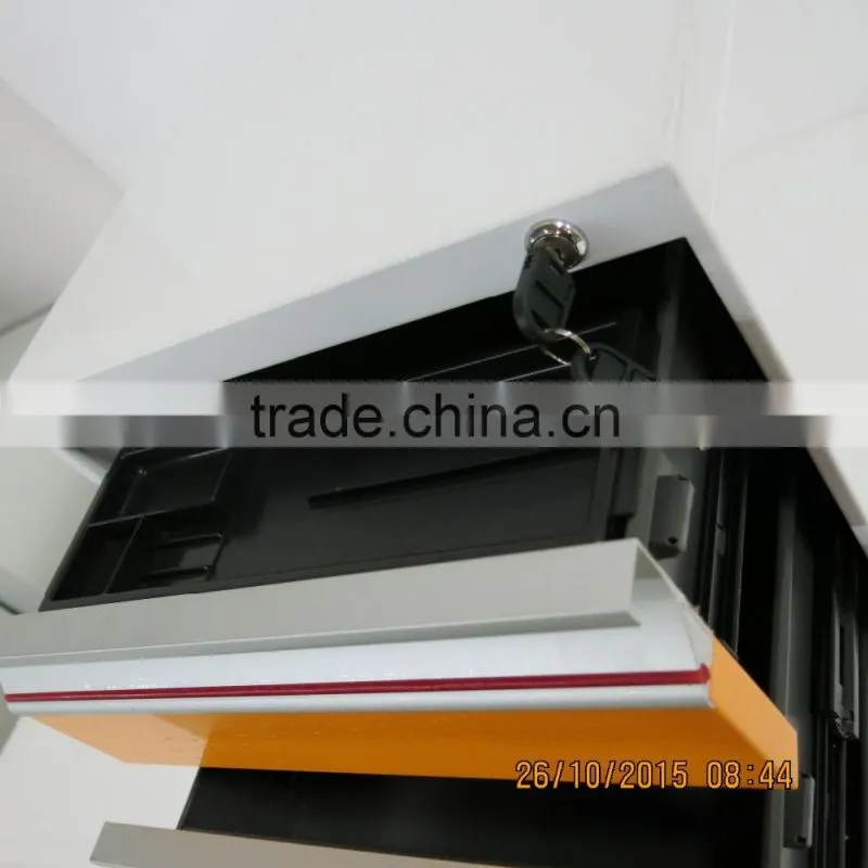 3 Drawer Metal Mobile Pedestal/movable file cabinet