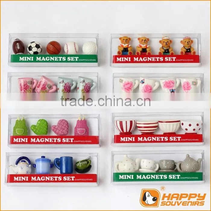 Custom 3D promotional item hand painted fridge magnet in vivid animal shape