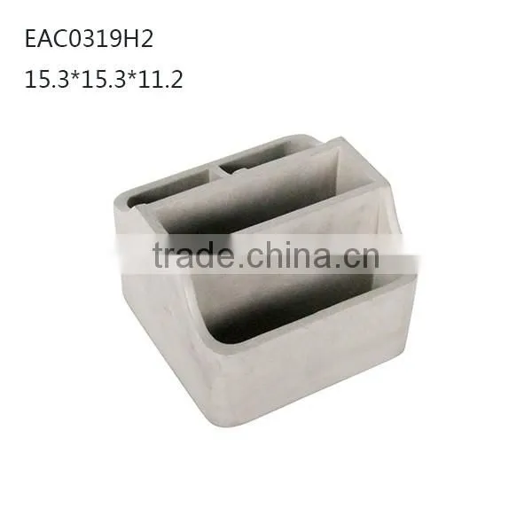 hot sale kitchen accessories novel concrete tissue holder / knife holder for wholesale