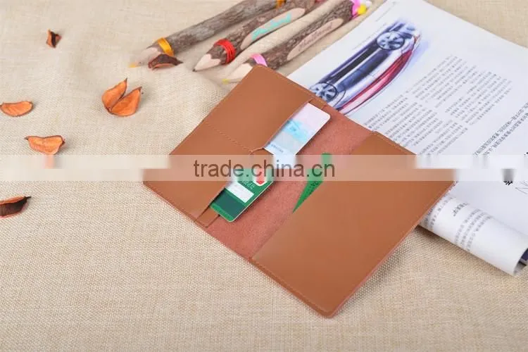 High Quality RFID Protection Leather Travel Passport Holder Card Holder