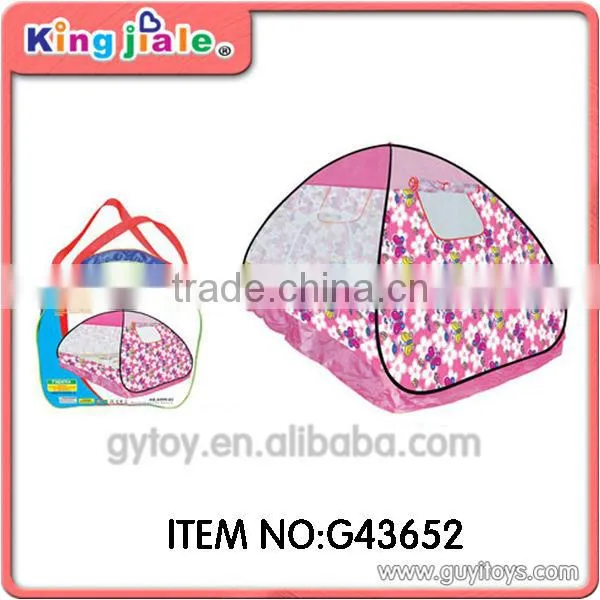 pink color baby play tent