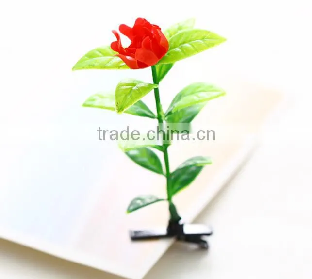 plant grass head long grass hair clip flower sprouts flower hairpin