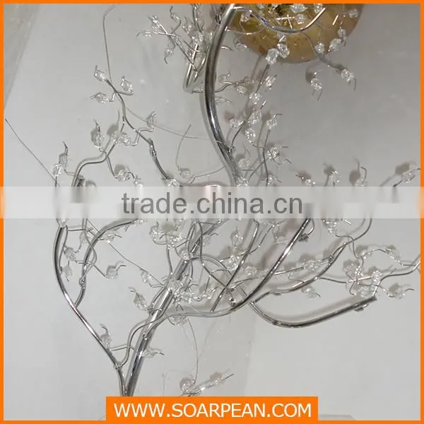 Unique Christmas Ornament Atificial Metal Tree Branch
