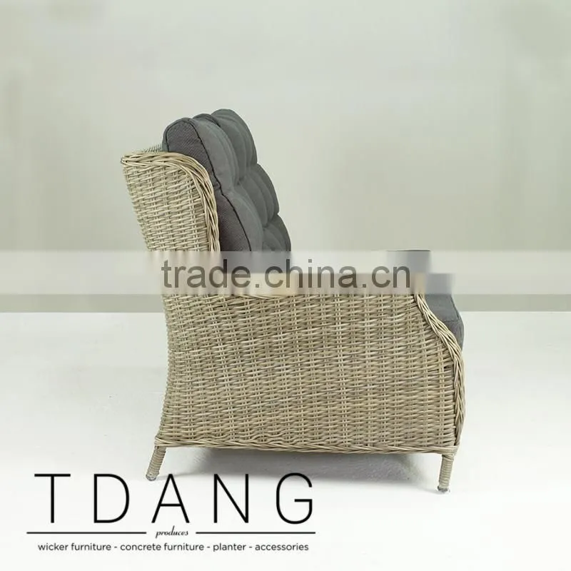 Hanna Wicker Sofa Right Hand- Modern Outdoor Wicker Furniture - Rattan Corner Sofa Sets