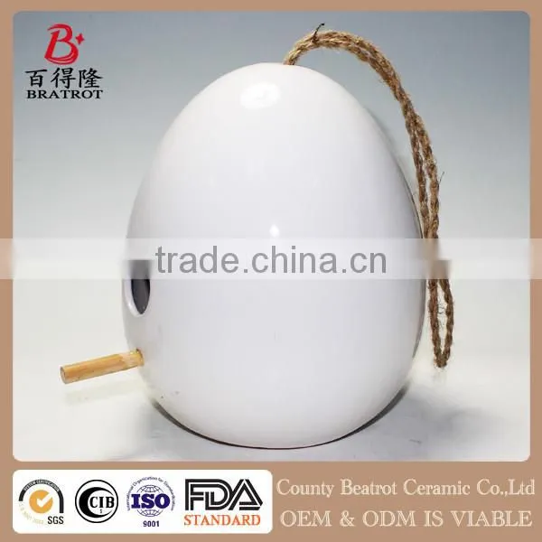High quality ceramic bird feeder for hanging decor