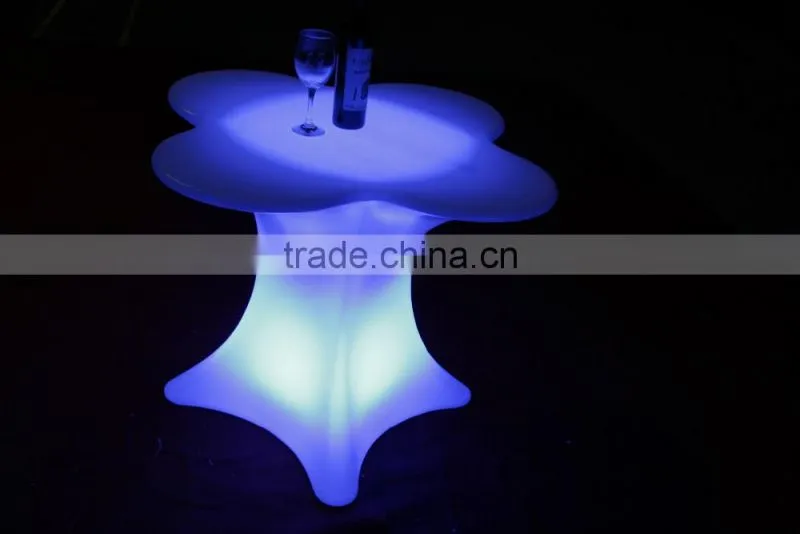 romantic wedding illuminated and event led bar chairs, led table, led furniture