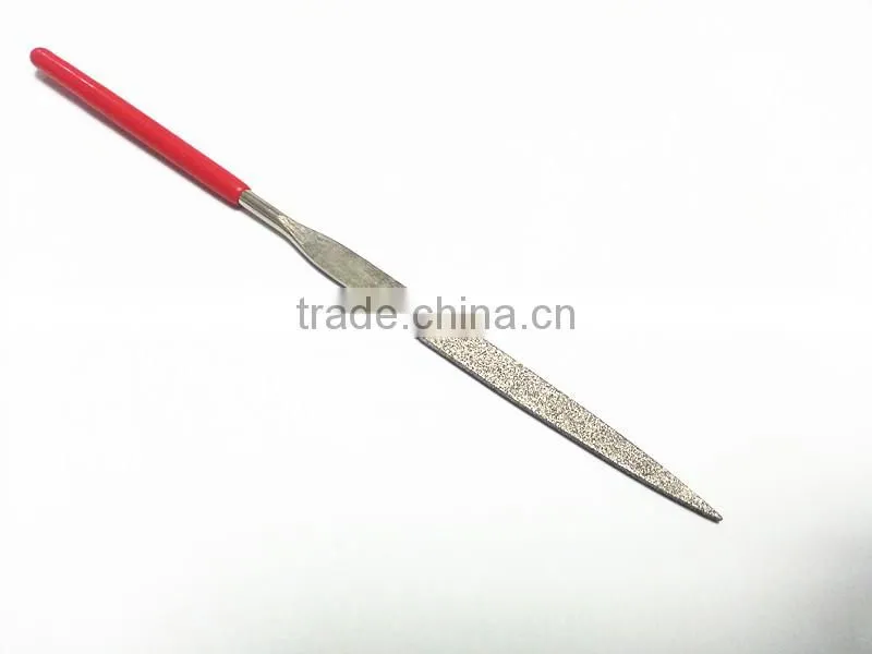 Electroplated diamond file/triangle nail file/round diamond file