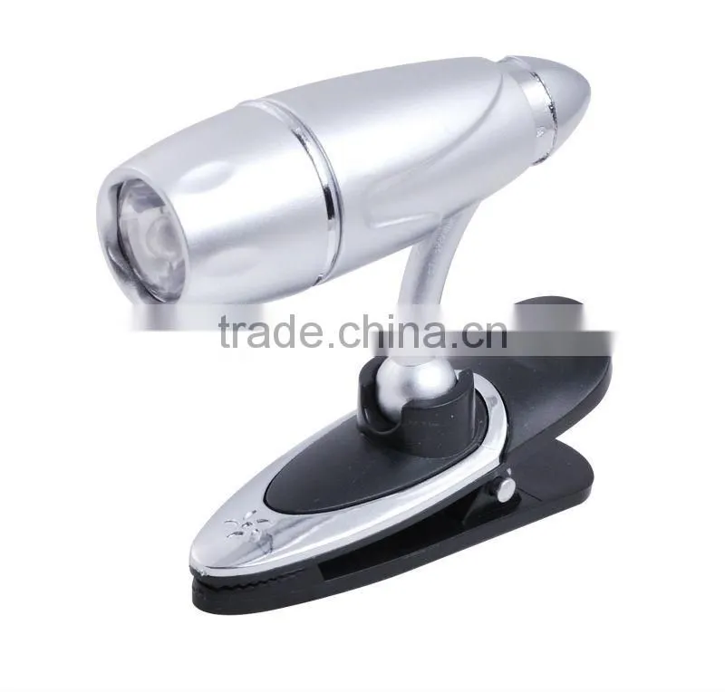 Led clip light/clip book light