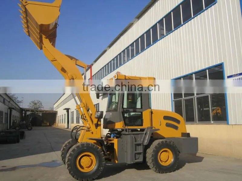 HZM zl18 backhoe wheel loader with 4in1 bucket and ce