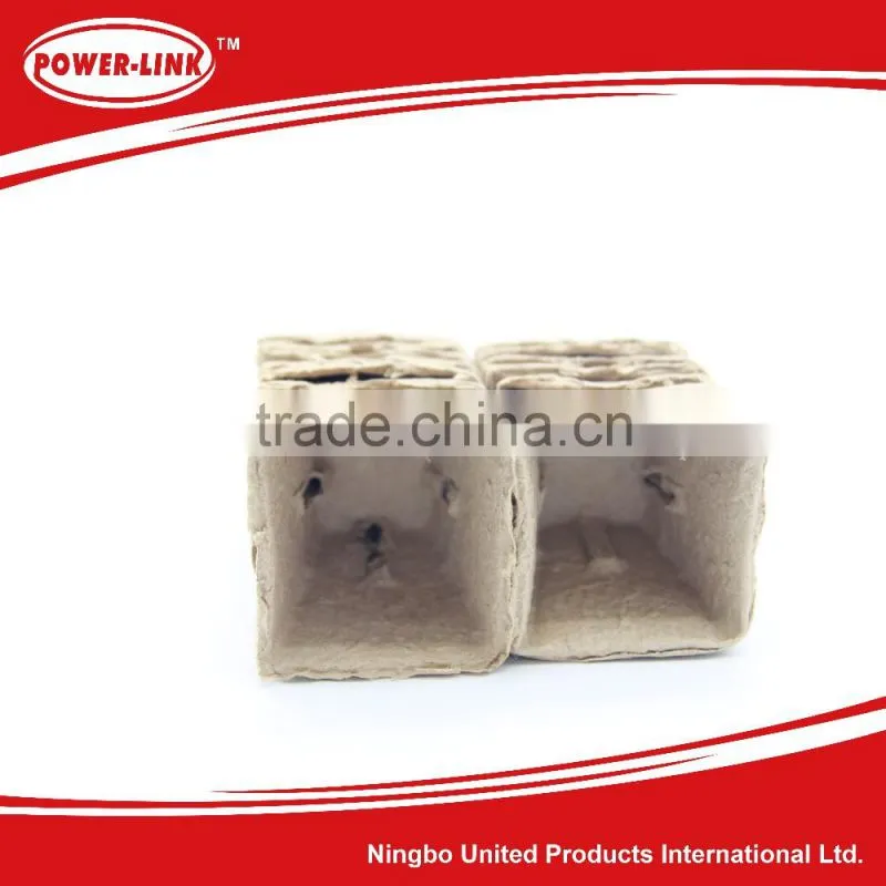 20pcs 6cm Paper Seeder Tray ,Square Pots