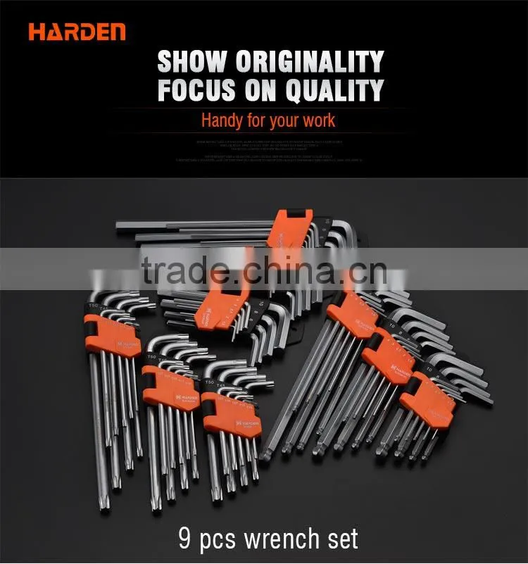 9 PCS SHORT BALL KEY WRENCH