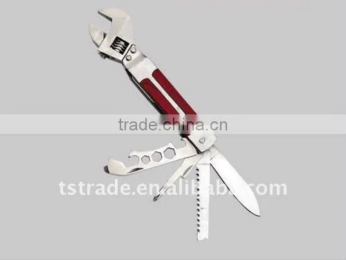 2011 Stainless steel multi wrench/multi tools,multi functional tools pocket tool T119ws
