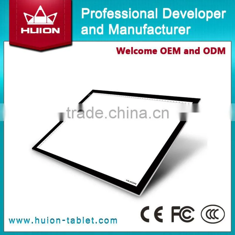 Best selling! Slim Huion A3 LED drawing sketch tracing board light tracing pad