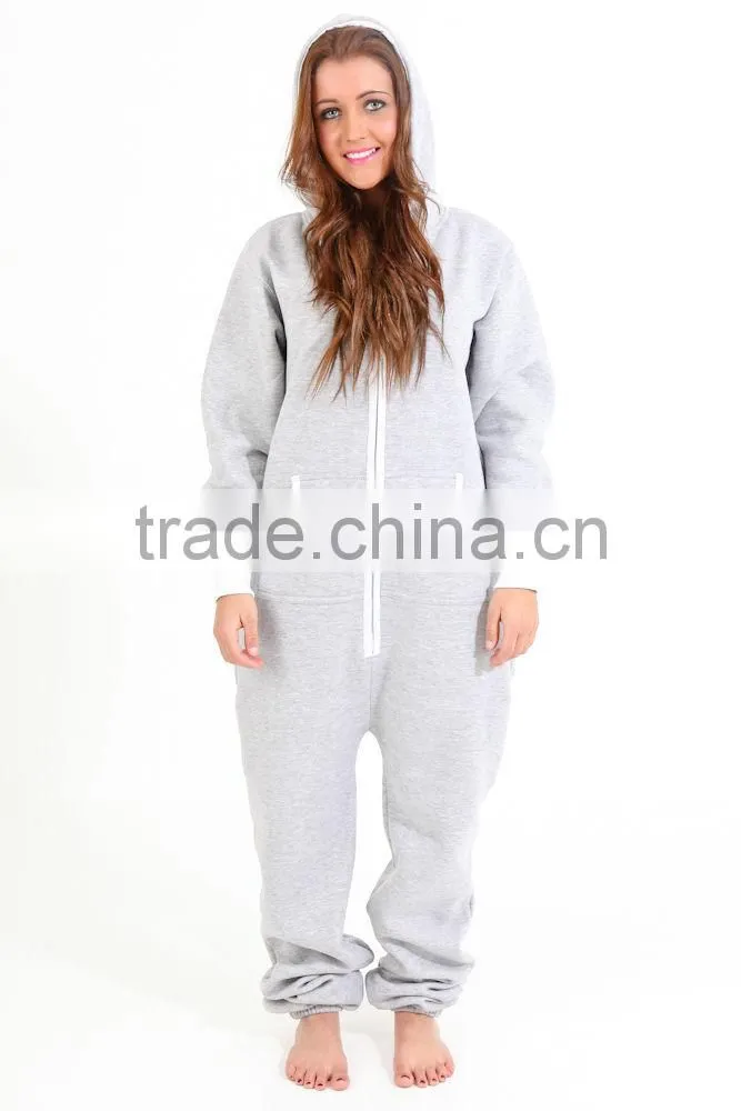 Women's Ladies Sleeping Suit Hoody Hoodie One Piece Tracksuit