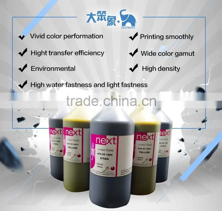 Italy quality j teck sublimation ink for roland mutoh mimaki