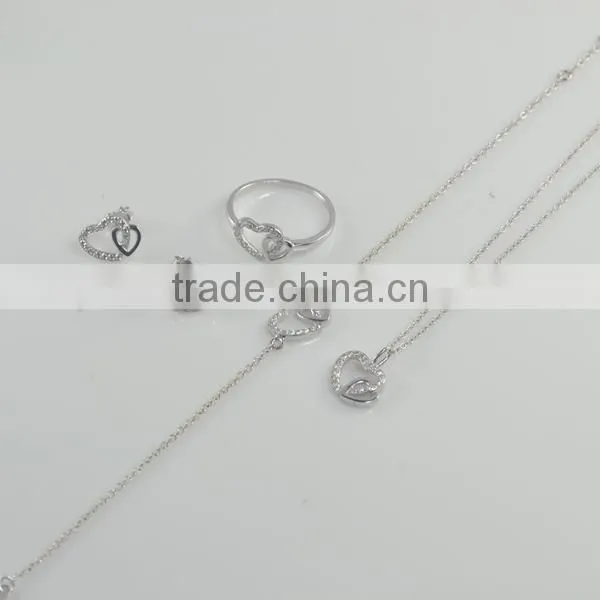 Hitwing Jewelry Factory Wedding Crystal Jewelry Set