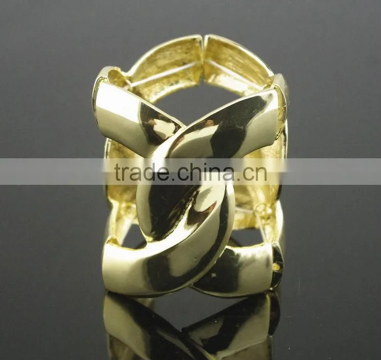 Punk metal bracelet Retro feeling smooth elastic bracelet