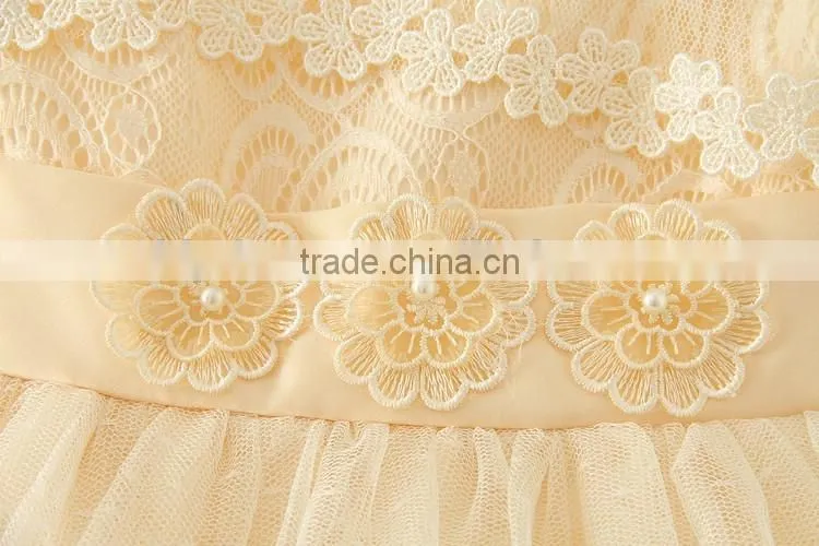 New arrival fashion design small girls dress Lace princess baby girls flower Sexy dresses kids clothes