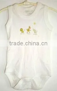 baby cotton sleeveless romper