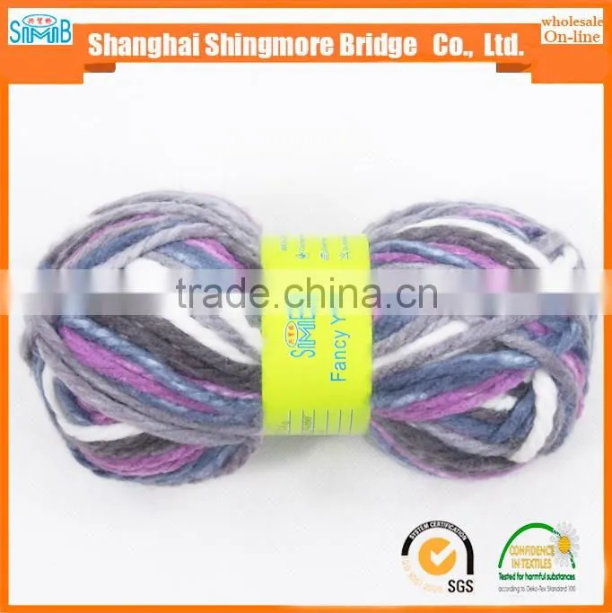 knitting yarns gold supplier hot wholesale blended yarn oeko tex quality hand knitting scarf yarn