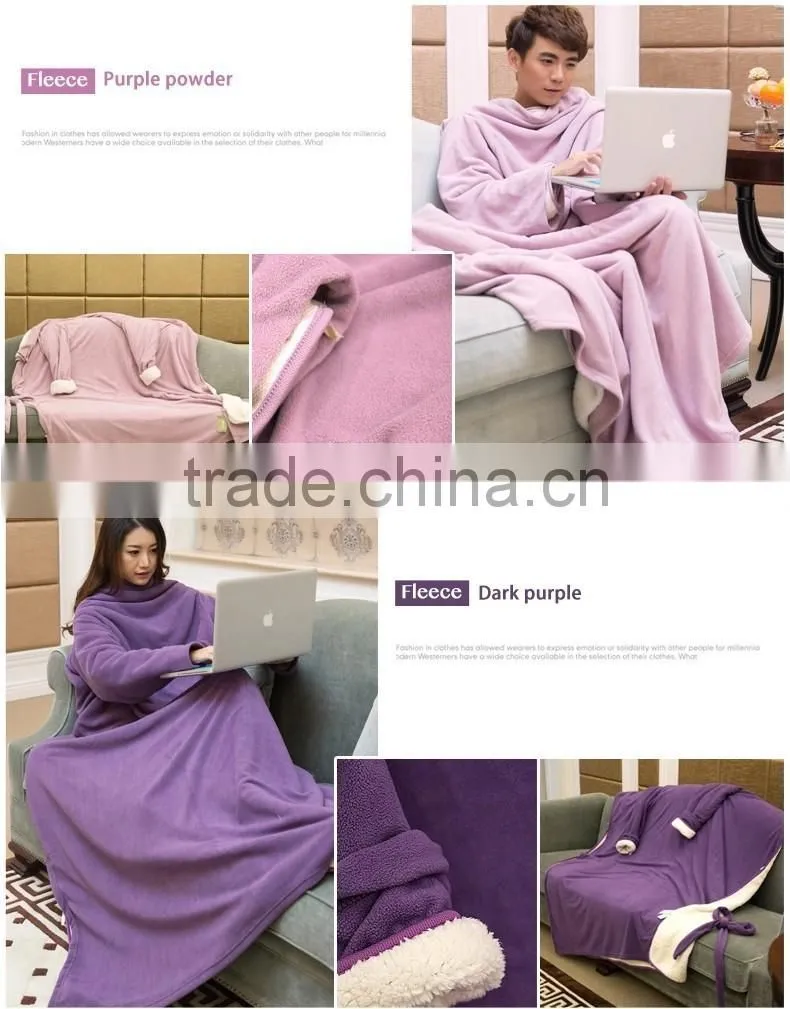Thick thernal wholesale throw blanket