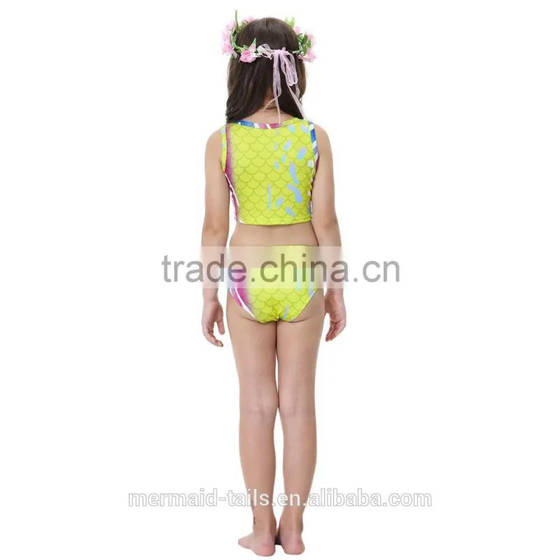 Girls summer surfing beach holiday bathing fashion Mermaid bikini sets
