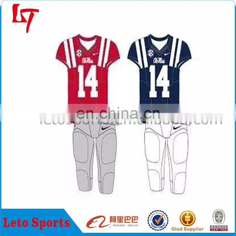 Custom American Football Tops Professional Athletic Apparel Manufacturers