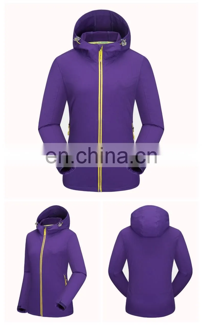Hot sale economic plain waterproof windbreaker jacket