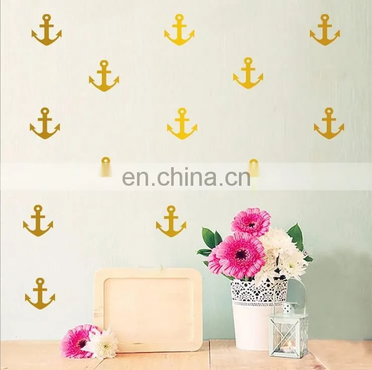 Ins Style Anchors Shape Vinyl Wall Sticker Children Room Home Decoration Mural Roon Decal