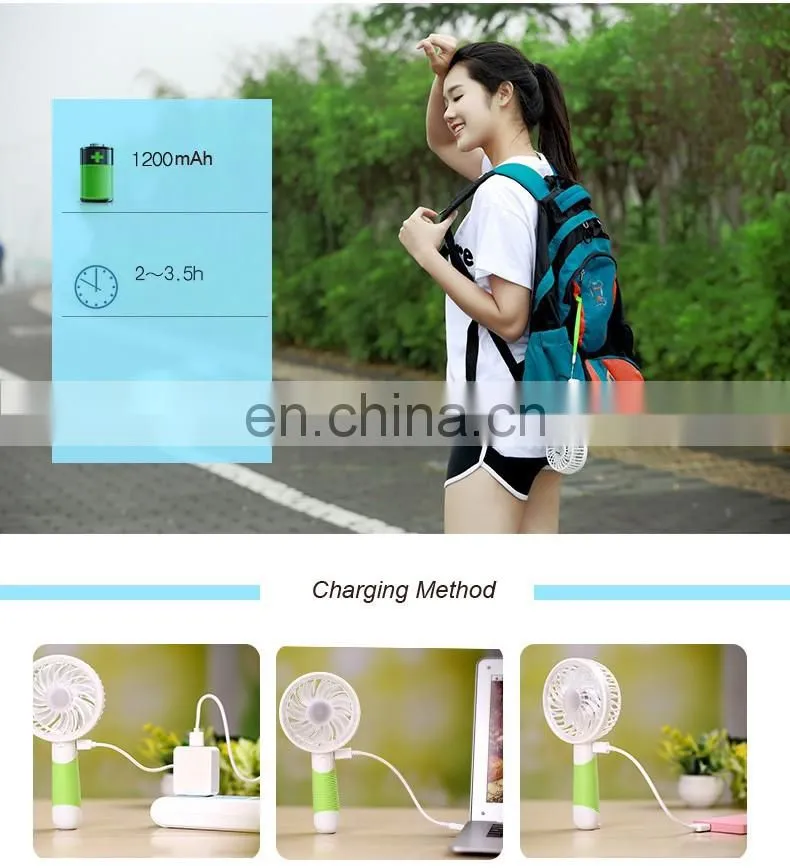 Wholesale promotional gift fan sport hand-held fan mini fans 2017