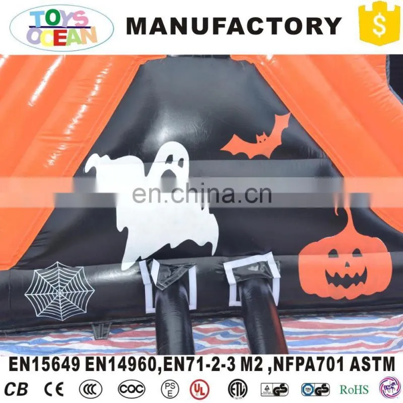 Crazy halloween inflatable haunted house obstacle course for Kids